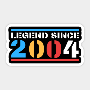 Legend Since 2004 Sticker